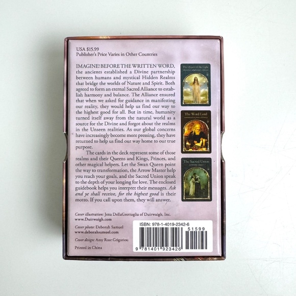 Wisdom of the Hidden Realms Oracle Cards Colette Baron Reid 44 Cards & Guidebook - Picture 2 of 4